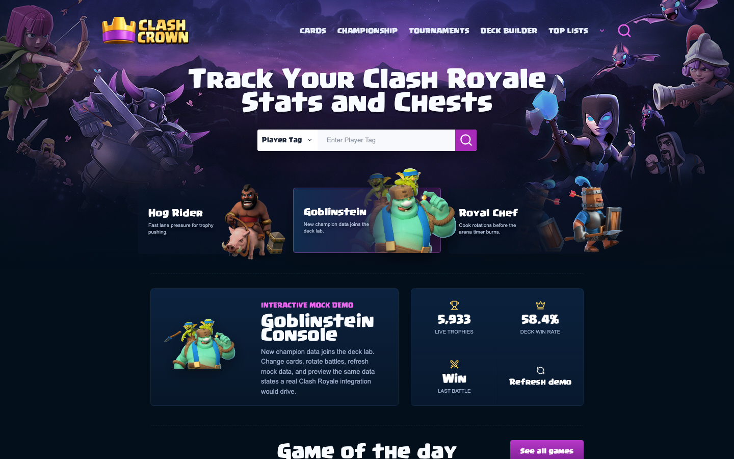 ClashCrown screenshot